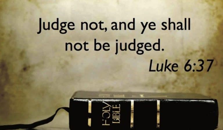 judge not