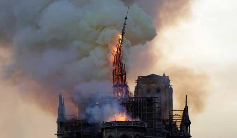 notre dame fire