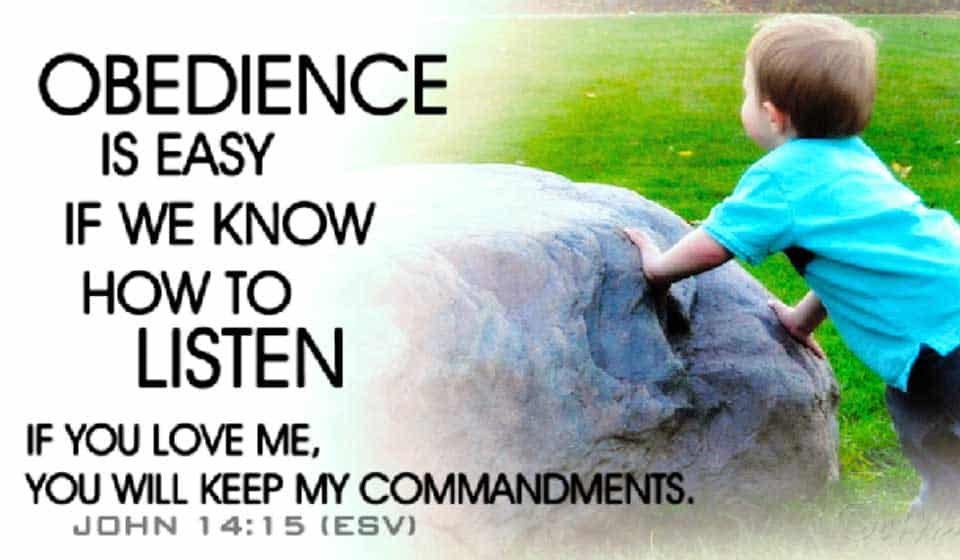 Obedience Is Still the Key