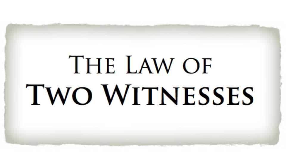 law of two witnesses